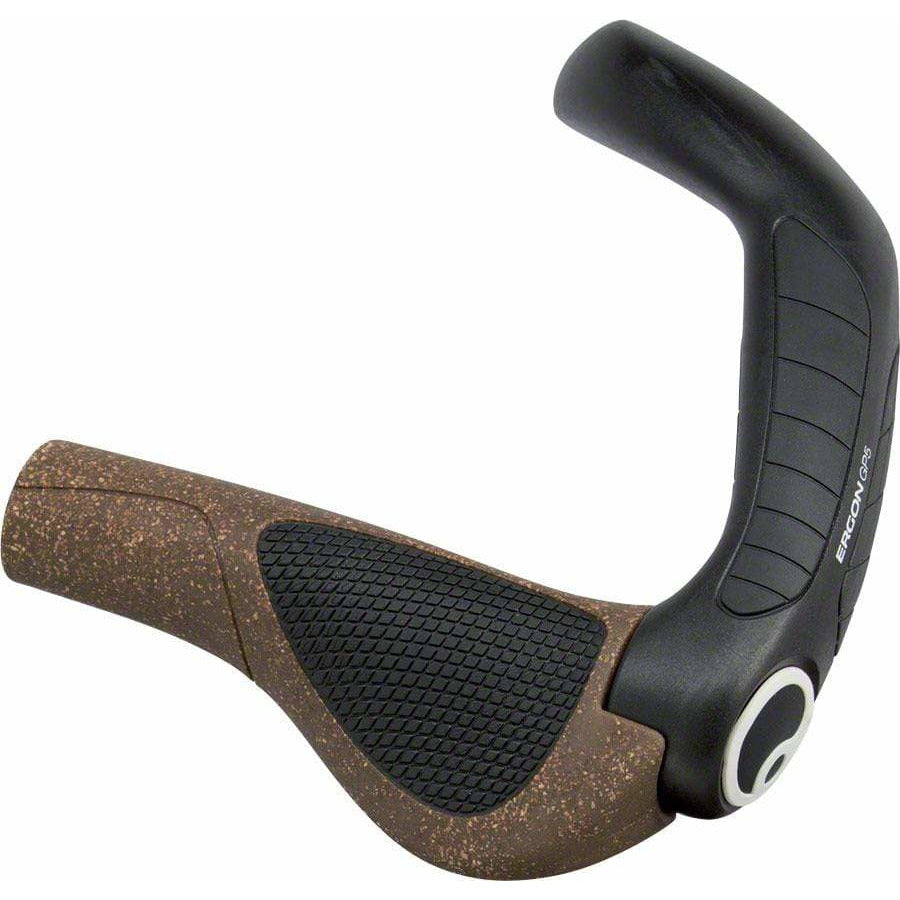 Ergon GP5 BioKork Grips - Lock-On Large Black/Tan